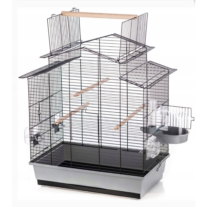 Клітка Tandem 59 x 38 x 65 см, чорна