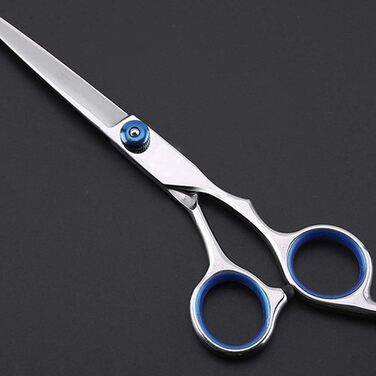 Набір професійних ножиць для грумінгу собак, набір для догляду за тваринами, сталевий триммер для шерсті собак та котів з 6-дюймовим лезом, ножиці для розрідження, вигнутий гребінець