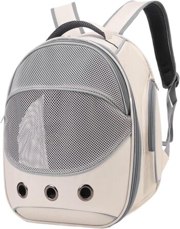 Транспортна сумка для собак сірого кольору, з регульованими ремінцями – ідеальна для подорожей, прогулянок, авто та громадського транспорту