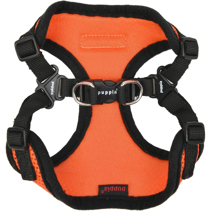 Шлейка для собак Puppia PARA-HC1533 SOFT, помаранчевого кольору, розмір Small