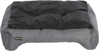 Ліжко для собак Feandrea XXL, сіре, 100x70x28 см, ортопедичне, знімний чохол, нековзке, для спальні та вітальні