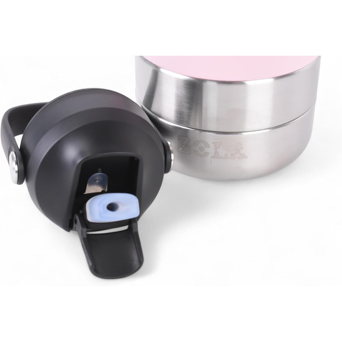 3-в-1 пляшка для собак з мискою та відсіком для ласощів, 1 л, Babyrosa | Без BPA, ізольована, для прогулянок