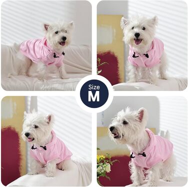 Світшот для собак IECOii з капюшоном, рожевий, розміри M-4XL (обхват грудей 83 см)