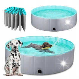 Складаний садовий басейн-броділок для дітей та тварин (собак), посилений, 100x30 см