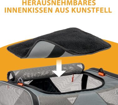 Переноска для собак та котів Ferplast Voyager, 50x35x37 см, сіра, до 15 кг