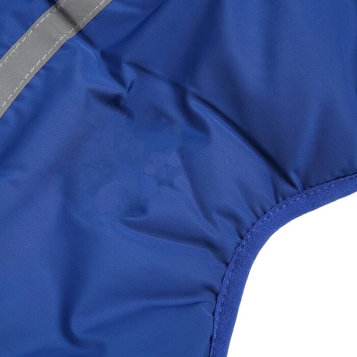 Теплий зимовий пухнастий нашийник для собак, куртка для собак, нашийник з нейлону з відбиваючим дизайном, XXXL, блакитний