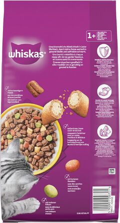Сухий корм для дорослих котів Whiskas з куркою, 3.8 кг