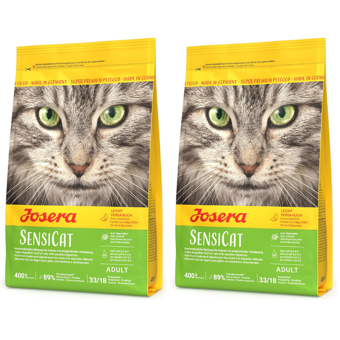 Сухий корм для котів Josera SensiCat для чутливого травлення з птицею, 10 кг
