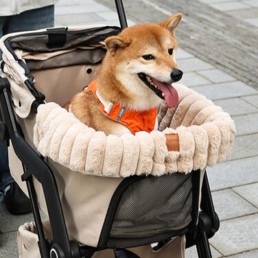 Підкладка для візка для собак/дітей - тепла, м'яка, миється | З магнітною застібкою для дому, подорожей, котів, цуценят, всередині та зовні