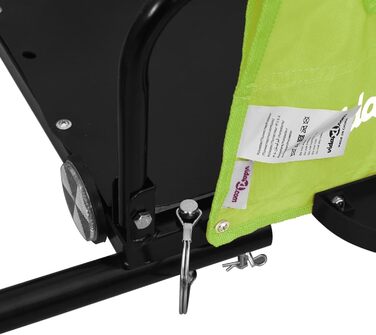 Причіп для велосипеда GuyAna, зелений, Oxford-тканина, для собак та інших вантажів