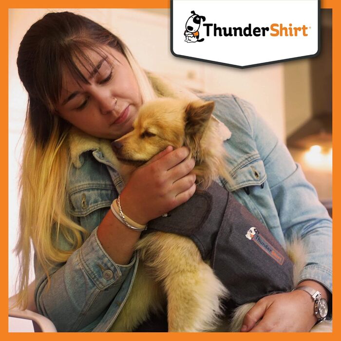 Мантіл для собак Petlife ThunderShirt, сірий, розмір M