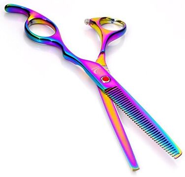 Набір для грумінгу домашніх тварин: професійні ножиці для собак та котів, ножиці для фінальної обробки, вигнуті ножиці, гребінець для грумінгу, набір для догляду за шерстю