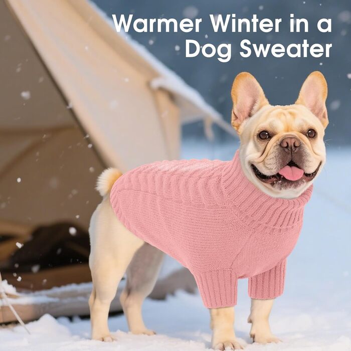 Пуловер для собак великих порід, рожевий, з отвором для повідка, теплий, для осені/зими, розмір XX-Large