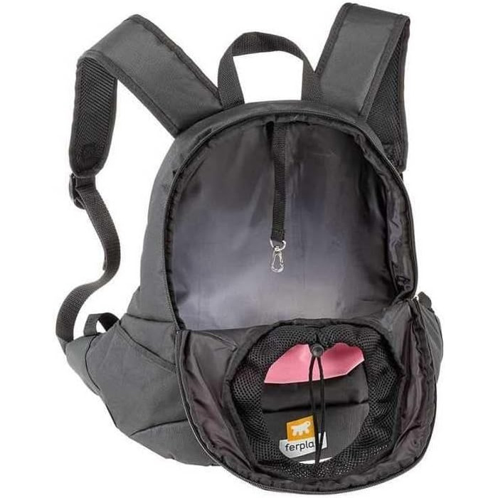 Переноска для собак та котів Ferplast KANGOO, сіра, 41.5 x 20 x 43 см, до 8 кг