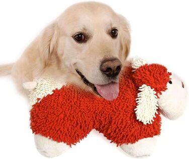 Karlie Dogmaxx Sleep&Play 2 в 1: лежанка-ліжко для собак, червоно-біла, 40 x 40 см