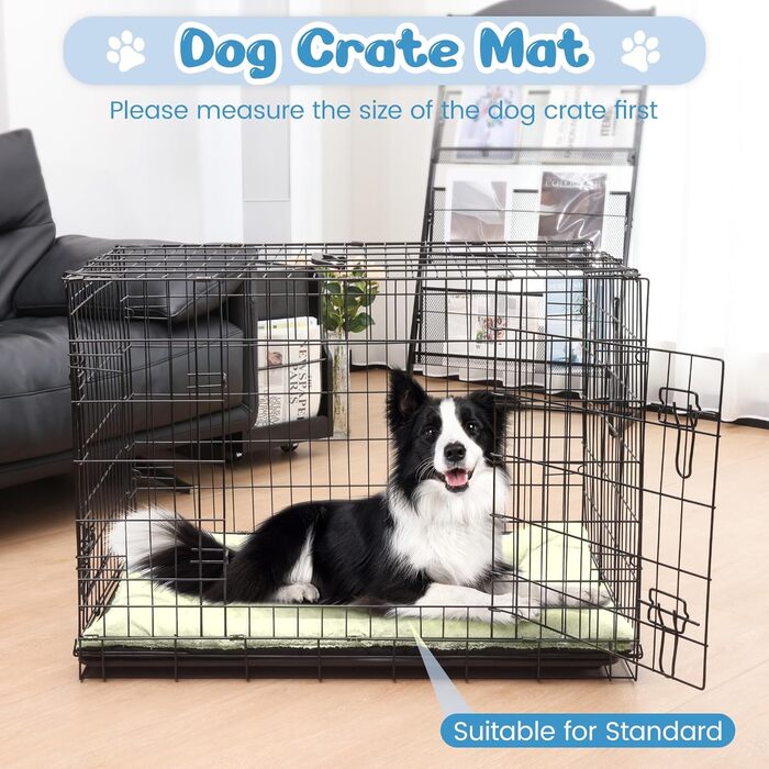 Килимок для собак середніх порід Baodan, 90x60 см, миючий, з антиковзною основою, бежевий