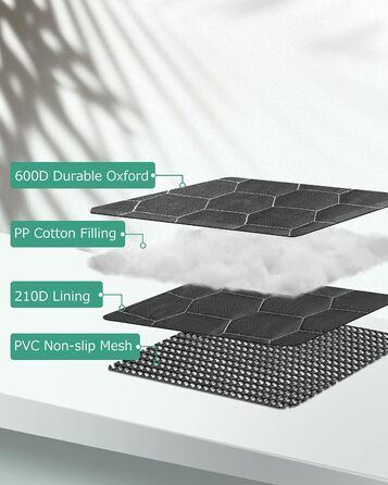 Захист для багажника автомобіля Oasser для собак, 185x103x34 см, універсальний, 600D, з боковим та захистом для краю вантажного отвору, водонепроникний, стійкий до подряпин, неслизький