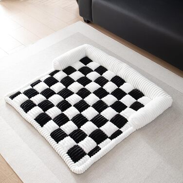 Ортопедичне ліжко для собак TOPCHANCES, 90x90x13 см, великі породи, знімний чохол, антиковзаюча поверхня, м'яке, для собак середніх та великих порід