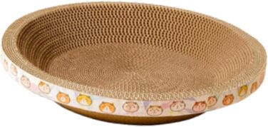 Котячий когтеточка з картону овальної форми, іграшковий центр для котів, 57 см