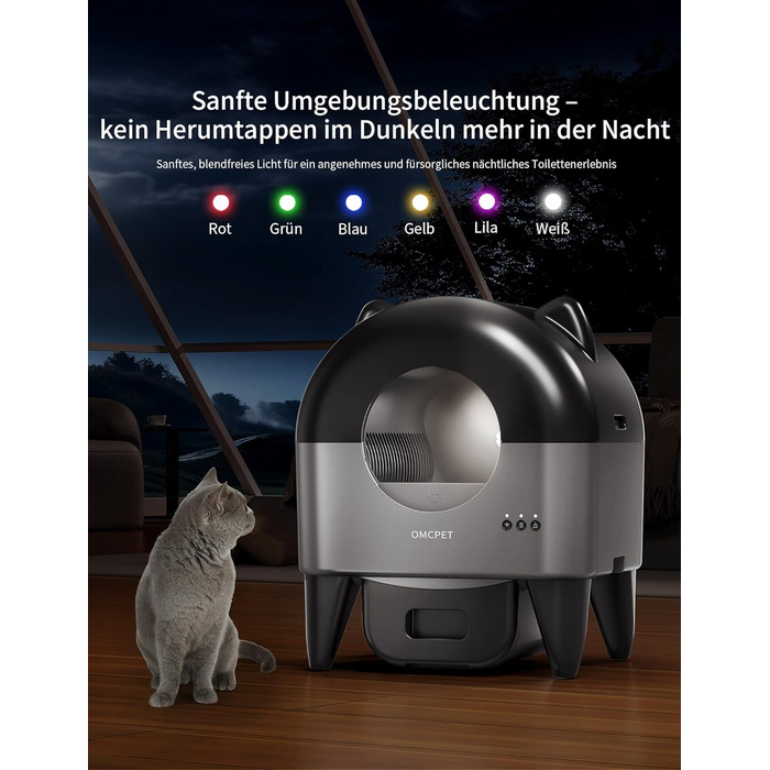 Автоматичний лоток для котів Katzenklo 110л, для кількох тварин, з дезодорацією та додатком