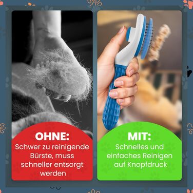Набір щіток для котів та собак: для короткої та довгої шерсті. Включає ножиці для кігтів, зменшує випадіння шерсті, забезпечує блискучу шерсть, легко очищується. (Білий)