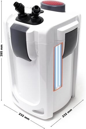 Зовнішній фільтр для акваріума SunSun HW-702B, 1000 л/год, 24 Вт, 9 Вт УФ-стерилізатор, 3-ступенева фільтрація