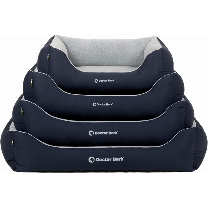 Ліжко для собак Doctor Bark Kleine Hunde - зручне та м'яке, зелений колір, розмір L (97x75 см)