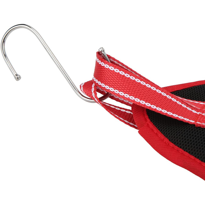 Гамак для грумінгу собак EVTCAN з вентиляцією та товстим шаром, набір з гребінцем для видалення когтів (червоний, M)