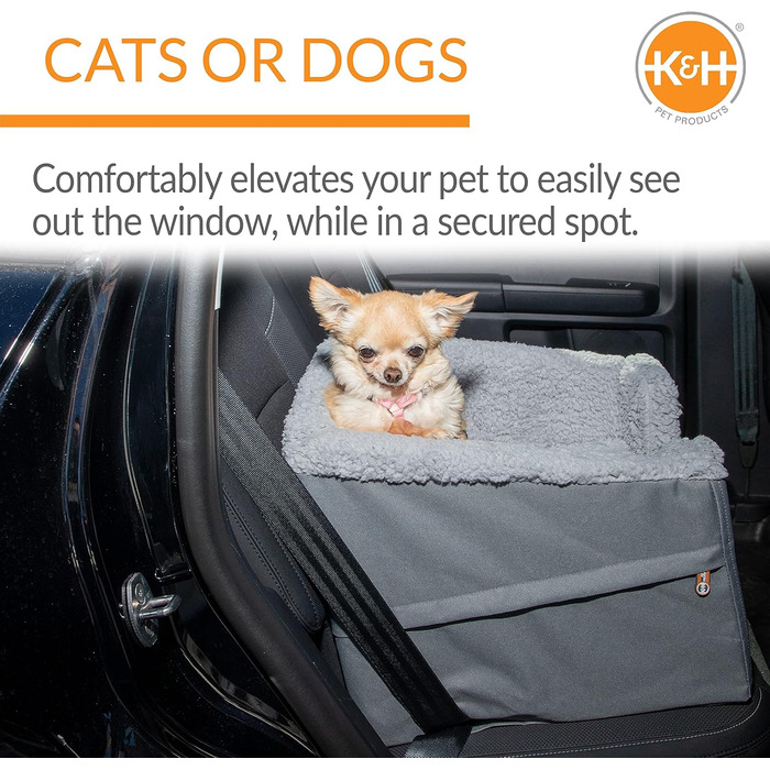 Підвищення для собак і котів K&H Pet Products, складна конструкція, сірий колір, маленький розмір