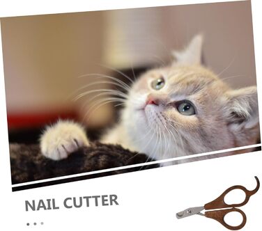 Професійний триммер для нігтів Milisten для собак та котів з дерев'яною ручкою - безпечний та довговічний