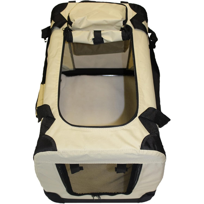 Складана переноска для собак та котів Walexo (BEIGE, L)