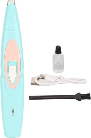 Набір для догляду за собаками Flexman: машинка для стрижки, шлифувальник нігтів, тример для обличчя, задньої частини тіла та очей (блакитний)