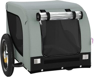 Легкий велосипедний перетягувач для собак Robuster, Oxford, 30 кг, сіро-чорний Model93993