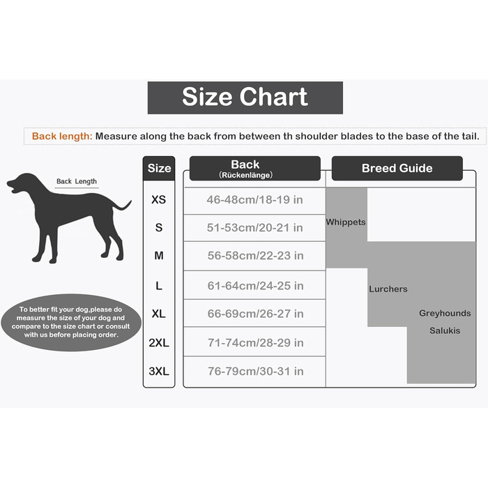 Водонепроникний теплий зимовий дощовик для собак породи Віндгаунд/Лурчер/Вхіпет, з флісовою підкладкою, червоний, розмір S (довжина спини 51-53 см)