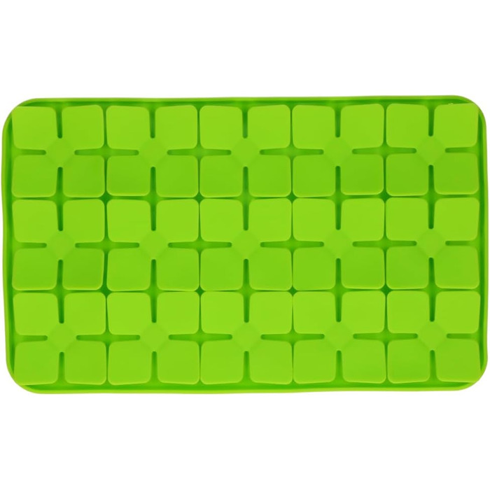Килимок для собак з квітковим візерунком, 21 x 34 см, силікон, для повільного годування, миється в посудомийній машині, зелений