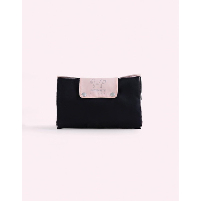 Килимок для собак United Pets Lazy Dog Mat - портативне лежання для собак, складний, для ресторану та подорожей, легкий, чорний/зелений, розмір L 67 x 45 x 1 см