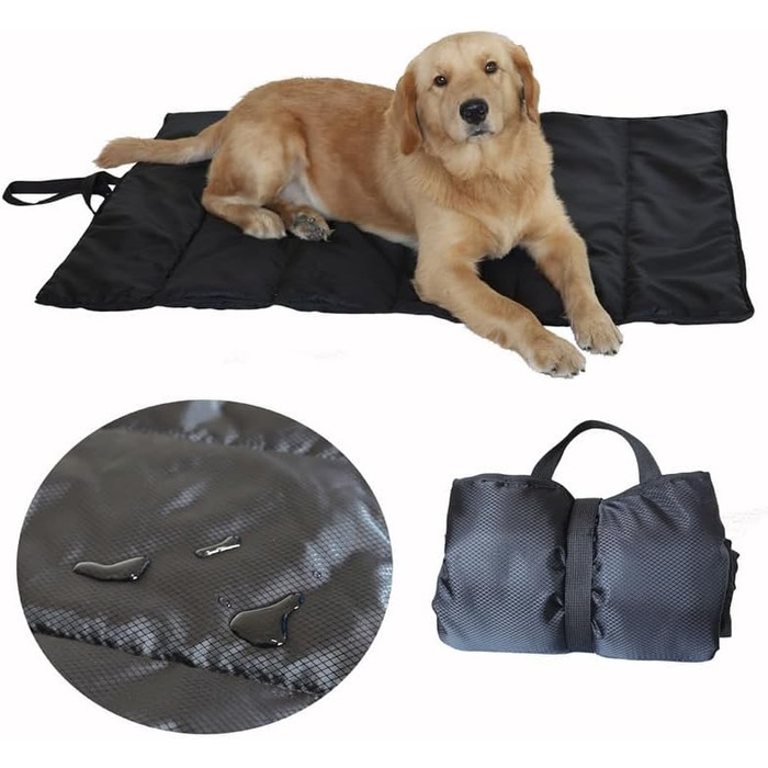 Водонепроникний килимок для собак на вулицю, ковдра для собак у подорож, миється, антистатичний, гігієнічний, складаний, великий килимок для тварин 120x70 см