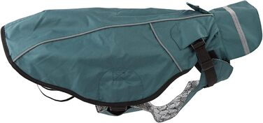 Дощовик для собак JEGGO Dry Dog, зелено-блакитний, 40 см, водонепроникний, вітронепроникний, дихаючий