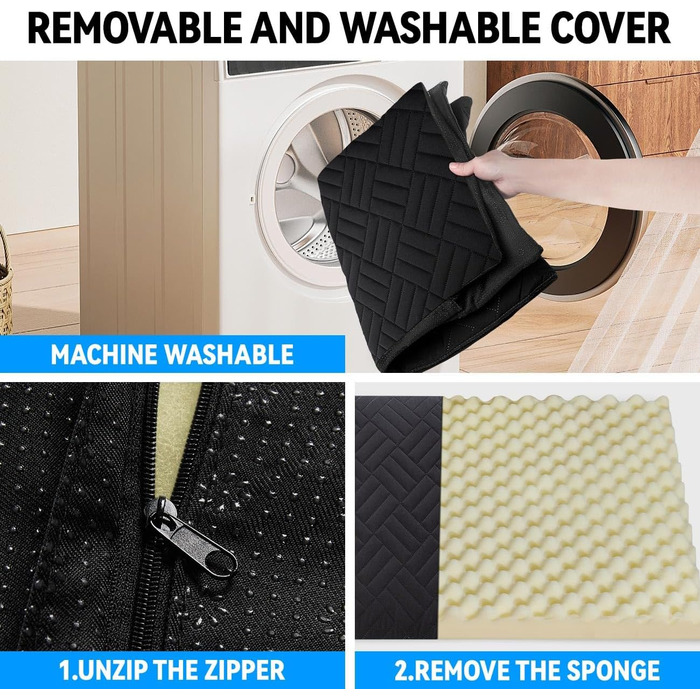 Накидка на сидіння для собак у вантажівку, чорна, з жорстким дном | Автоматичний килимок для тварин