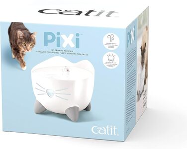 Питний фонтан для котів Catit Pixi, 2,5 л, білий