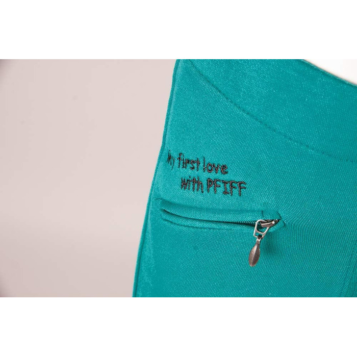 Дитячі штани для верхової їзди PFIFF Ella, 152, блакитно-чорний колір