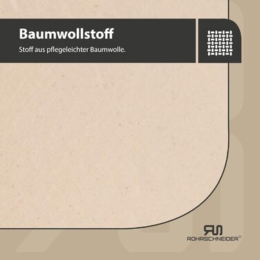 Корзина для собак Rohrschneider з ручками для маленьких та середніх собак | Ручна плетіння з морської трави, посилений високий борт | Знімний, пральний чохол | Розмір 1 (51 x 43 см)