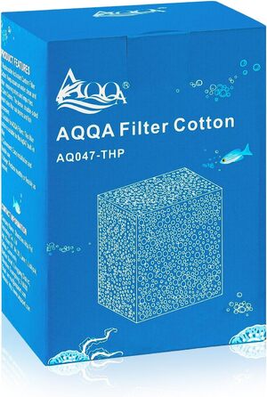 AQQA Фільтр для акваріума, регульований 800 л/год, тиха фільтрувальна помпа зі змінною фільтроватою, для малих акваріумів до 250 л
