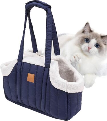 Переносна сумка для тварин: переноска для собак та котів, стильна сумка для подорожей, блакитна