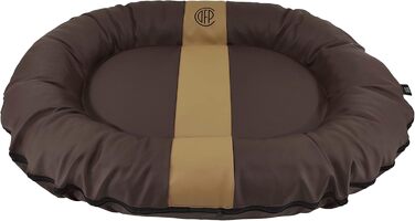 CAZO Oslo лежанка для собак та котів овальна, 80 x 60 x 14 см, розмір S, колір коричневий, модель L2021/B