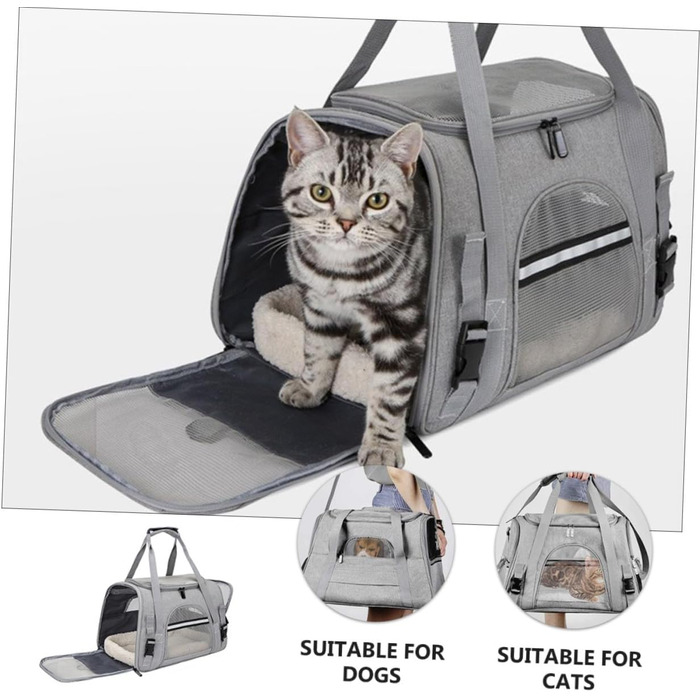 Шкіряний рюкзак-переноска для котів та собак SHINEOFI: дихаючий, з регульованим ременем, для подорожей та активного відпочинку