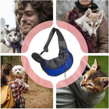 Сумка-кенгуру для тварин Hogvinnatil | Зручна переноска для собак та котів з регульованим ремінцем