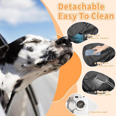 Захист для автосидіння собаки, чорний - CISSIYOG