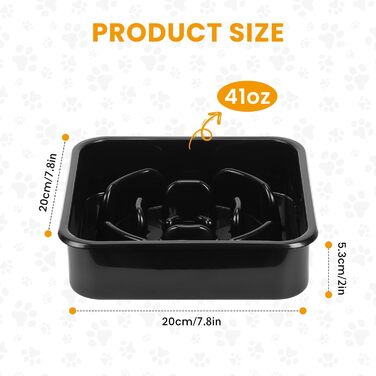 Підвищений годівниця для собак PETTOM (2 x 1.6L), 4 положення висоти, годівниця з нержавіючої сталі та миска для води без протікання, складна та неслизька годівниця для собак, підходить для великих та маленьких собак (миска для запобігання заковтування)