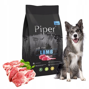 Сухий корм для собак Dolina Noteci Piper Animals з ягнятиною, 12 кг